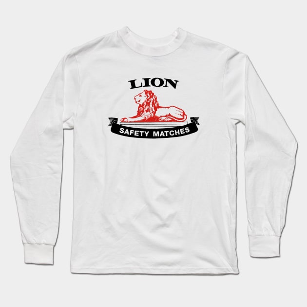 Lion Matches Long Sleeve T-Shirt by Fun-E-Shirts